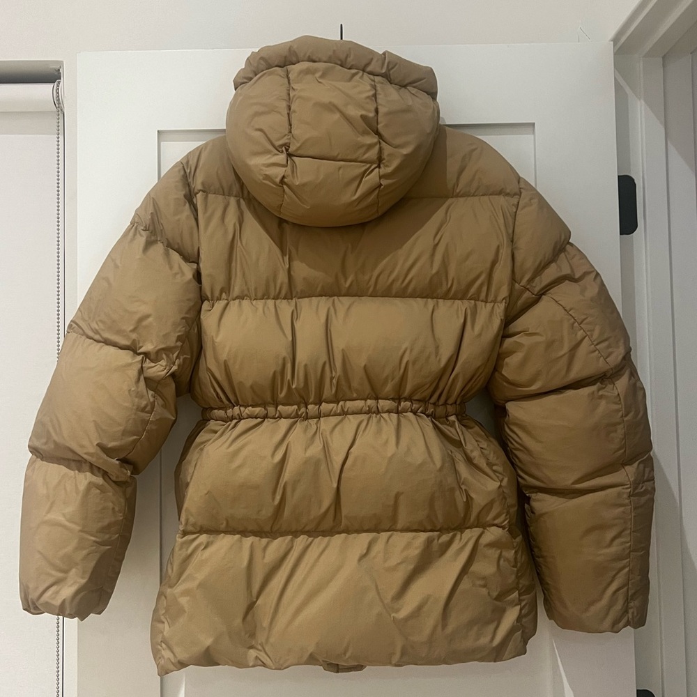 Aritzia Wilfred Laramie Puffer Coat in Oxford Tan Size Small - Picture 3 of 10